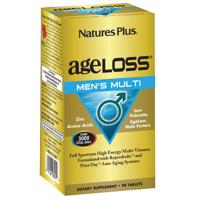 Мультивітамін Natures Plus Мультивітаміни для Чоловіків, AgeLoss, 90 таблеток (NTP8001) Вінниця - фото 1