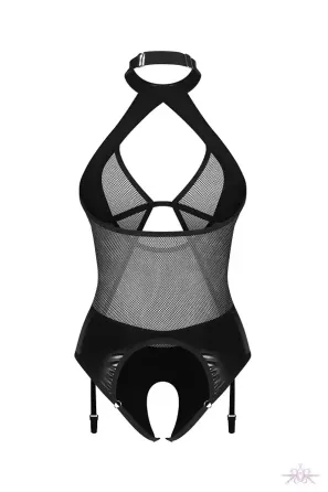 Боді Obsessive Dominna crotchless teddy S/M Львів