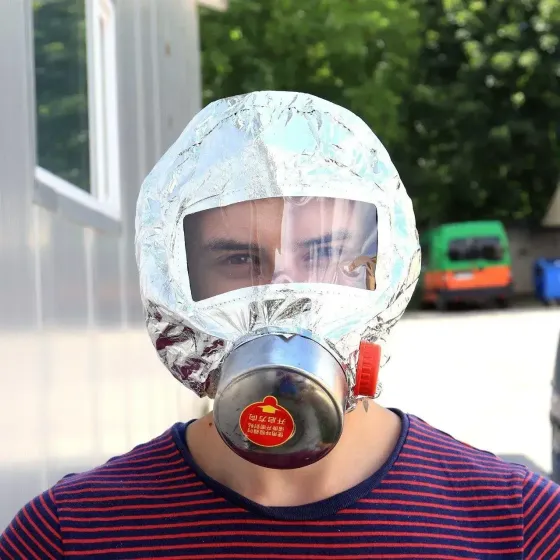 Противогаза фильтрующая Fire mask / Противопожарная маска-противогаз Коломия