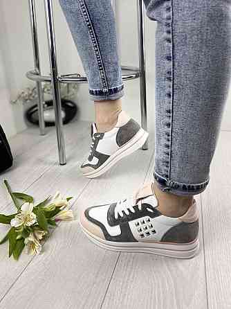 EMELI Кросівки жіночі EMELI 821/5 комбінований (весна-осінь, шкіра натуральна) (2707) лише 38р. Коломия