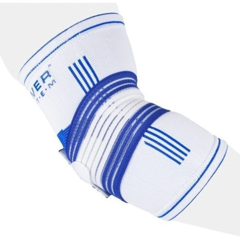 Налокітник Power System PS-6007 Elbow Support Pro White/Blue (1шт.) L/XL Луцк - изображение 1