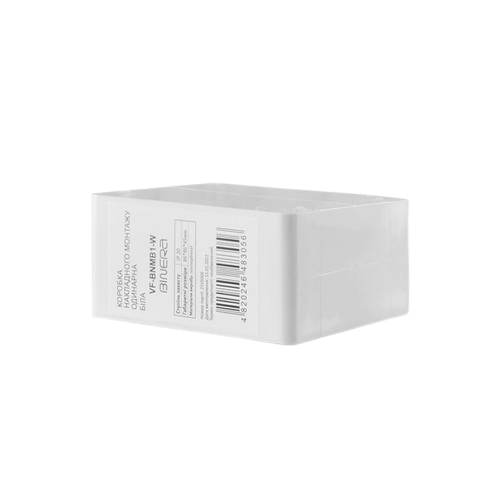 Коробка накладного монтажу одинарна біла Videx BINERA VF-BNMB1-W Житомир - изображение 5