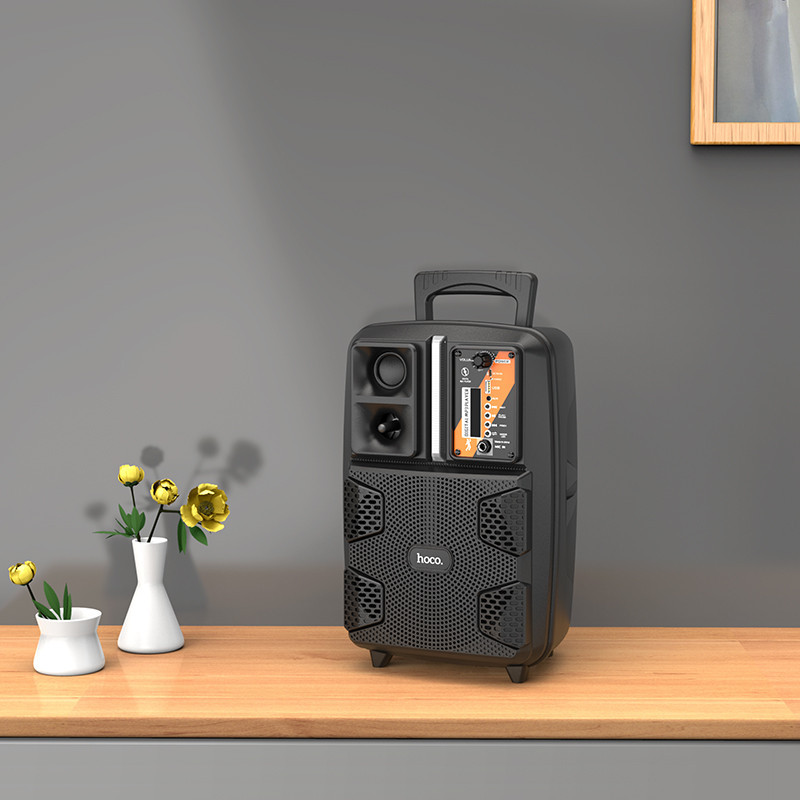 Портативна колонка HOCO BS37 Dancer outdoor wireless speaker Black Київ - фото 8