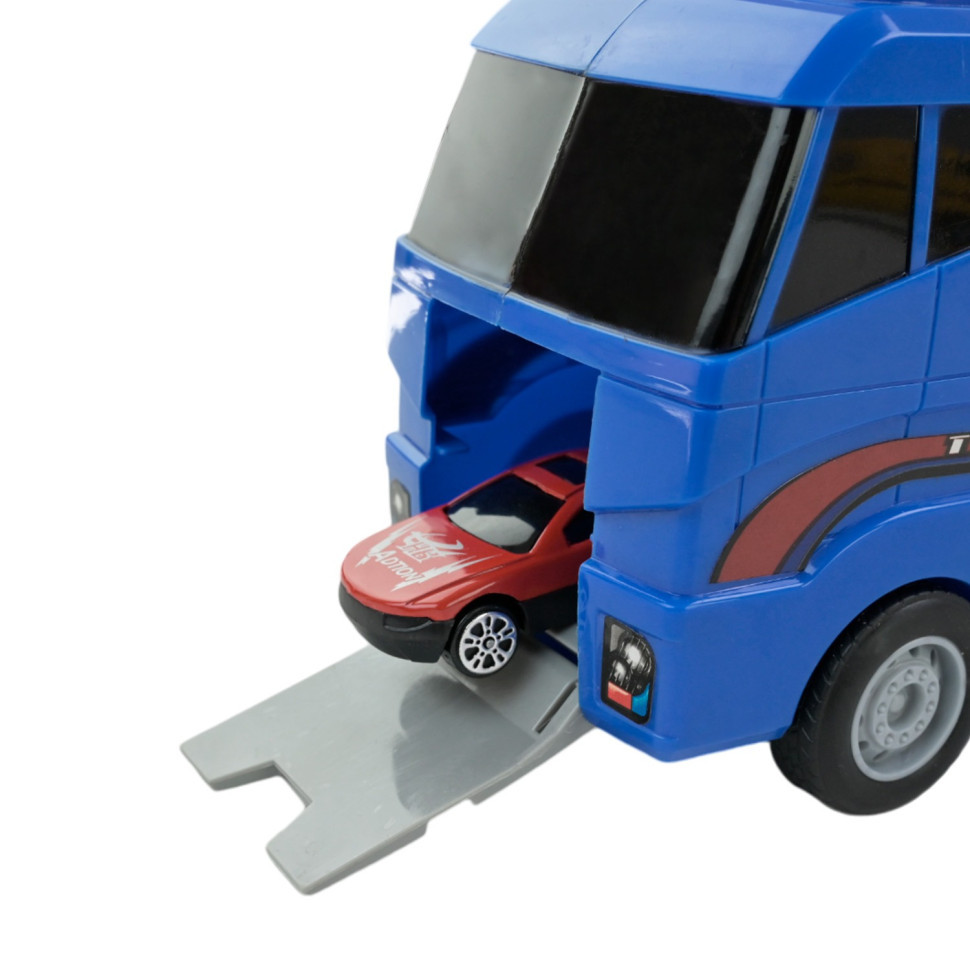 Дитячий трейлер з машинками PS006-1, 6 машинок Вінниця - фото 4