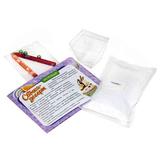 Гелева свічка-десерт "Тірамісу" 10100526 своїми руками Вінниця