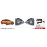 Додаткові LED фари для Nissan Maxima 2020 NS-1384L 12В 10Вт з електропроводкою