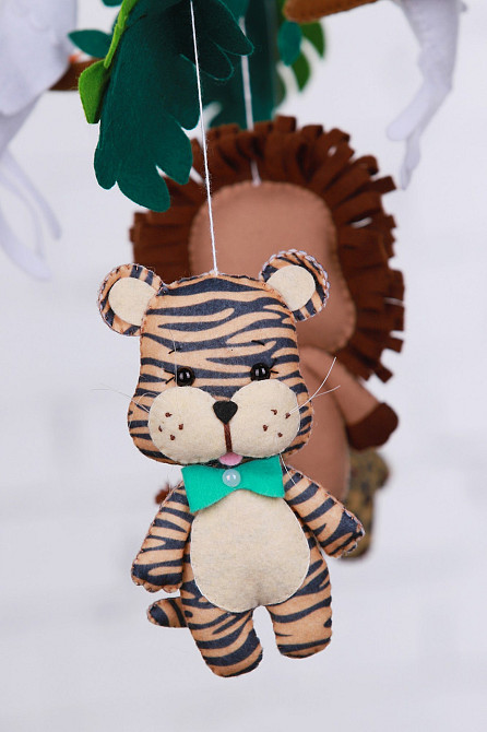 Дитячий мобіль на ліжечко для немовлят WooolyWool «Какаду» Київ - фото 4