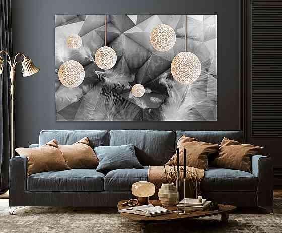 Картина полотно у вітальню / спальню   Абстракція     MLP_260 ( 60х30см ) 70x140 см Київ