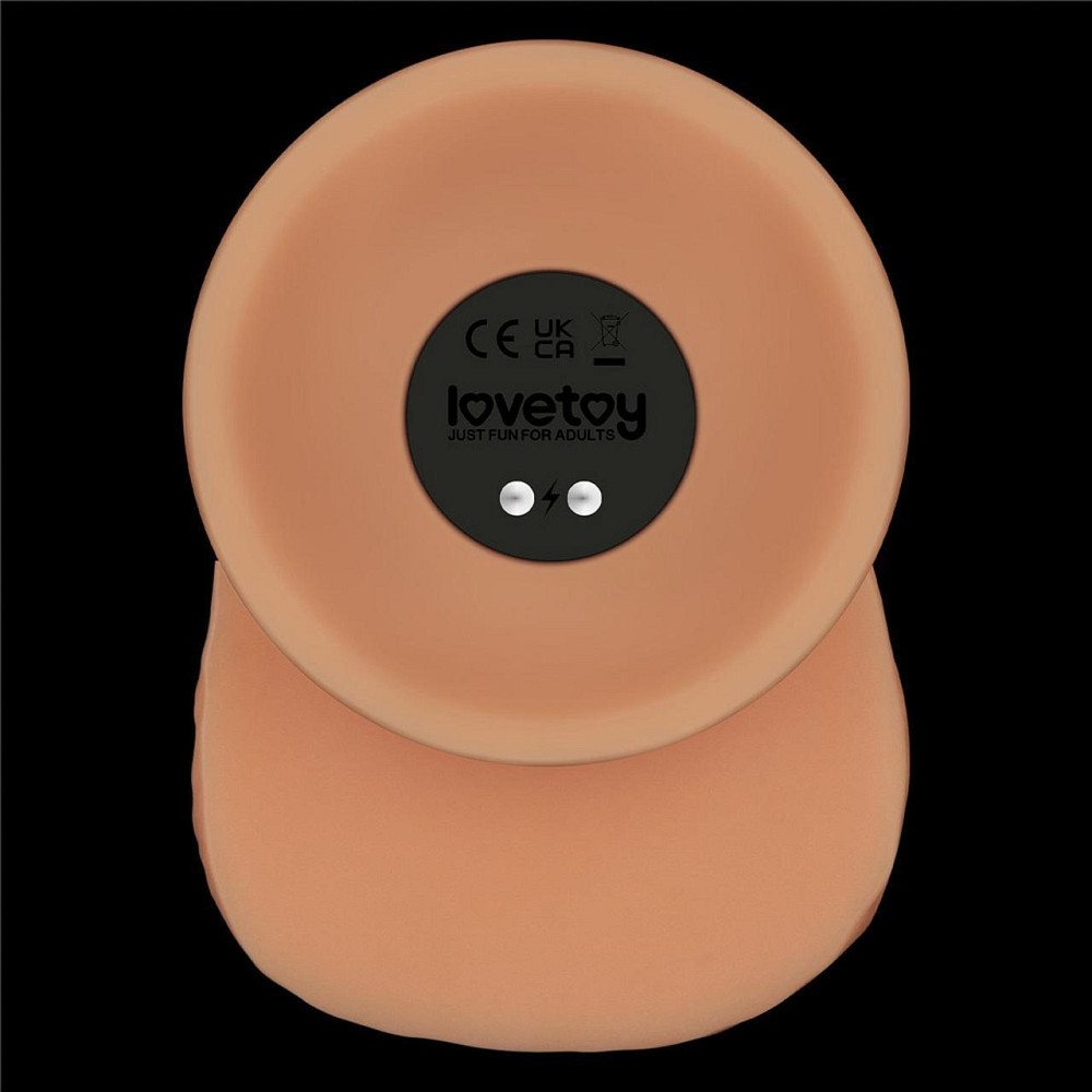 Реалистичный вибратор - Vibrating Power Basics Cock 9.5