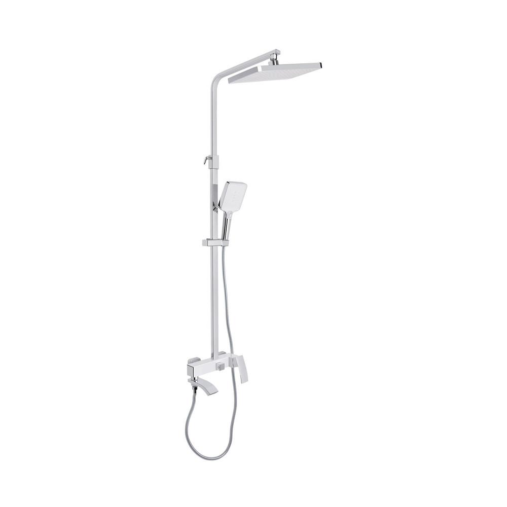 Душова система універсальна Qtap Swan Cascada на три споживачі (з виливом) QTSWA111CRW45570 Chrome/White Київ - фото 11