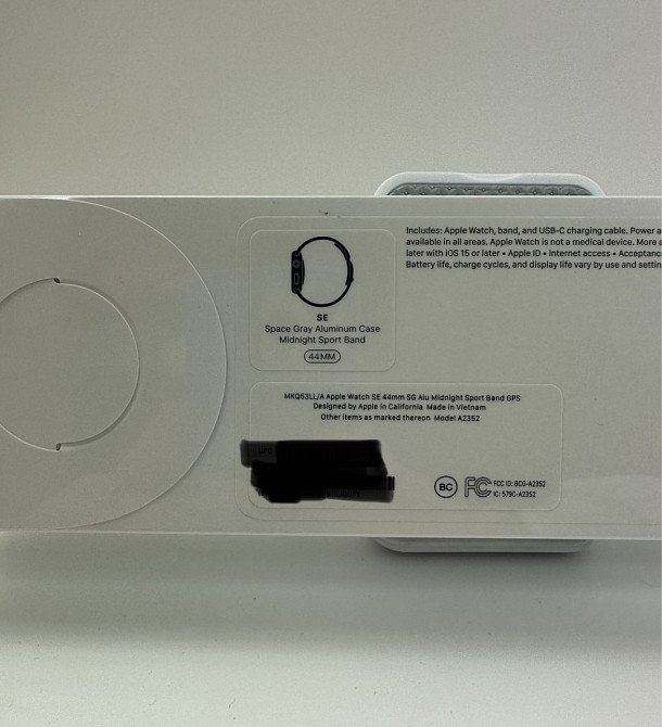 Apple Watch SE 44mm. Space Grey .Новые . Киев - изображение 3