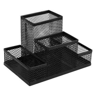 Настольный набор H-Tone металлический, 15,3х10,3х10 см, черный (SET-HT-JJ41208) Винница