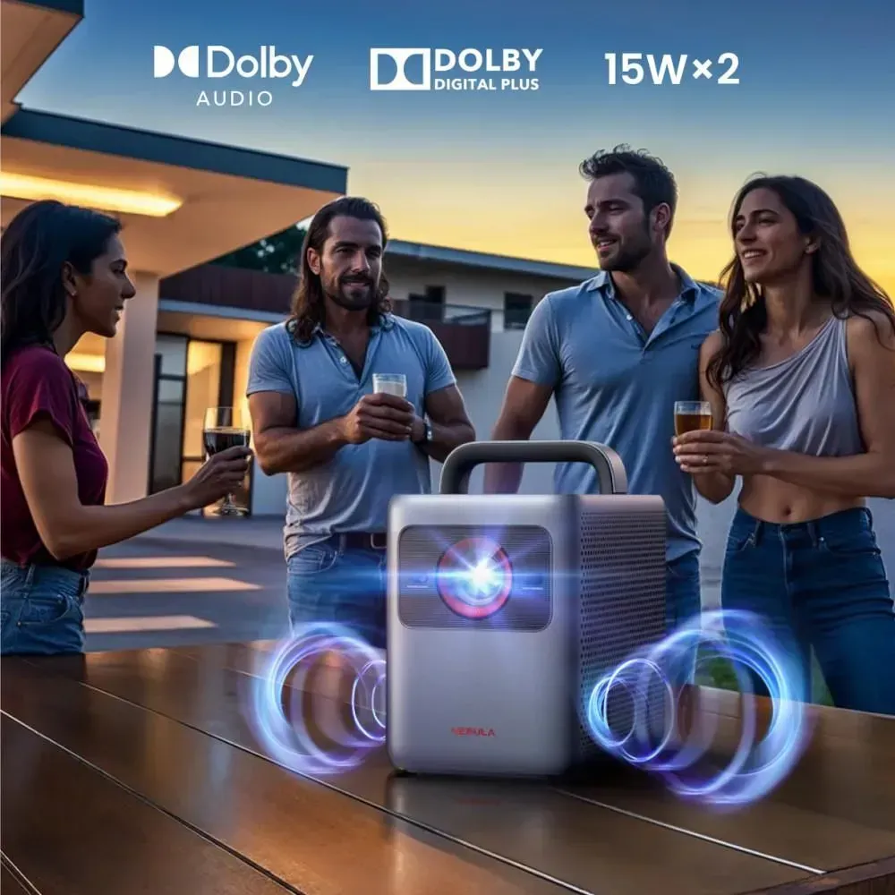 Проектор лазерний Anker Nebula Cosmos Laser 4K Android TV 10.0 2400 ISO lm автофокус IEA Dolby Audio Space Grey новий Київ - фото 14