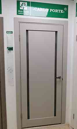 Двері екокошпон, Полотно, серія Millenium (ML-62) Світло-сірий Київ