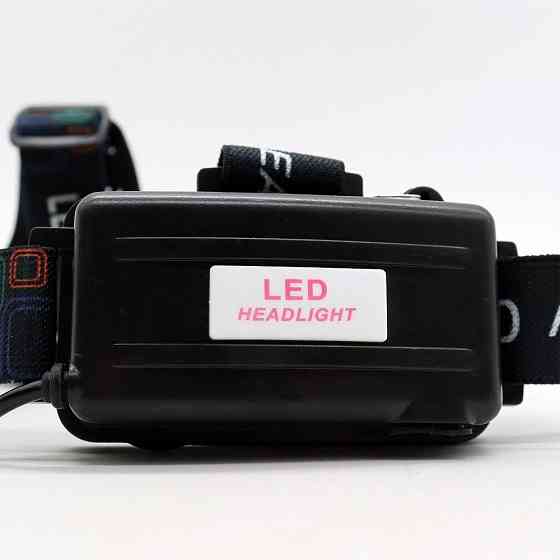 Налобний ліхтар RJ-3000 T6+2XPE + Подарунок 2шт Акумулятор 8800mAh / Потужний акумуляторний ліхтарик на голову Київ