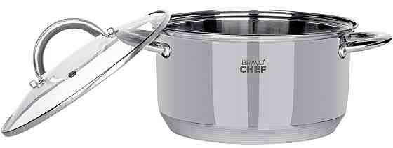 Кастрюля Bravo Chef 20 см (3.6 л) с крышкой (6720869) Киев