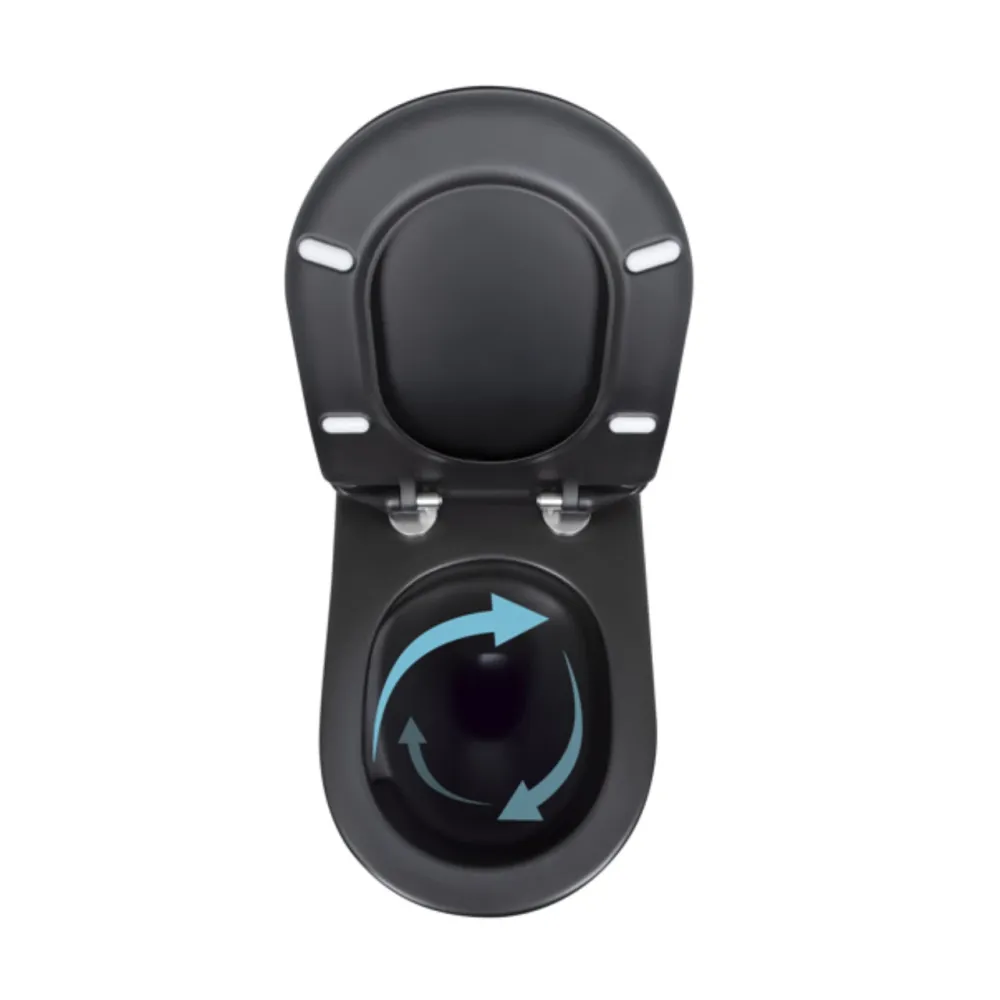 Унитаз подвесной Qtap Taurus безободковый с сиденьем Soft-close QT2433084EUQMB Киев - изображение 12