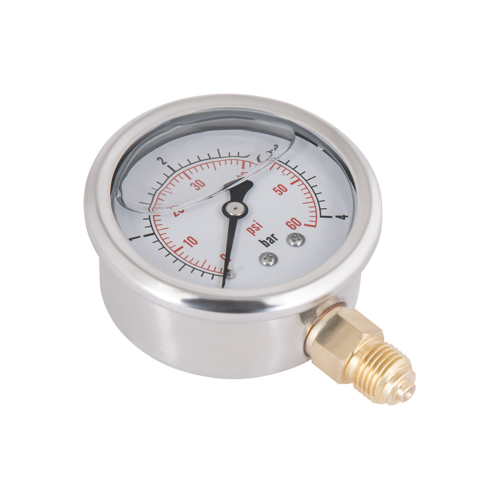 Манометр із гліцерином Thermo Alliance Forte 4 бари, 1/4"Н, нижнє під'єднання TAF170G4B Київ - фото 5