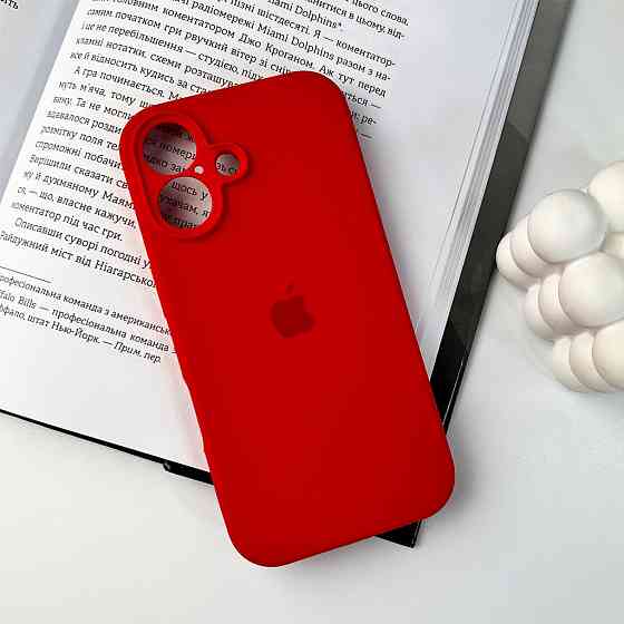 Чохол для смартфона Silicone Full Case AA Camera Protect for Apple iPhone 16 11,Red Київ