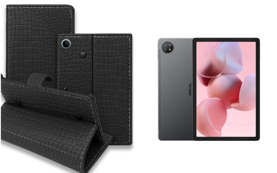 Книжка-трансформер для планшета Blackview Oscal Pad 50, Pad 50 Kids, колір Black Krokodil Black Київ