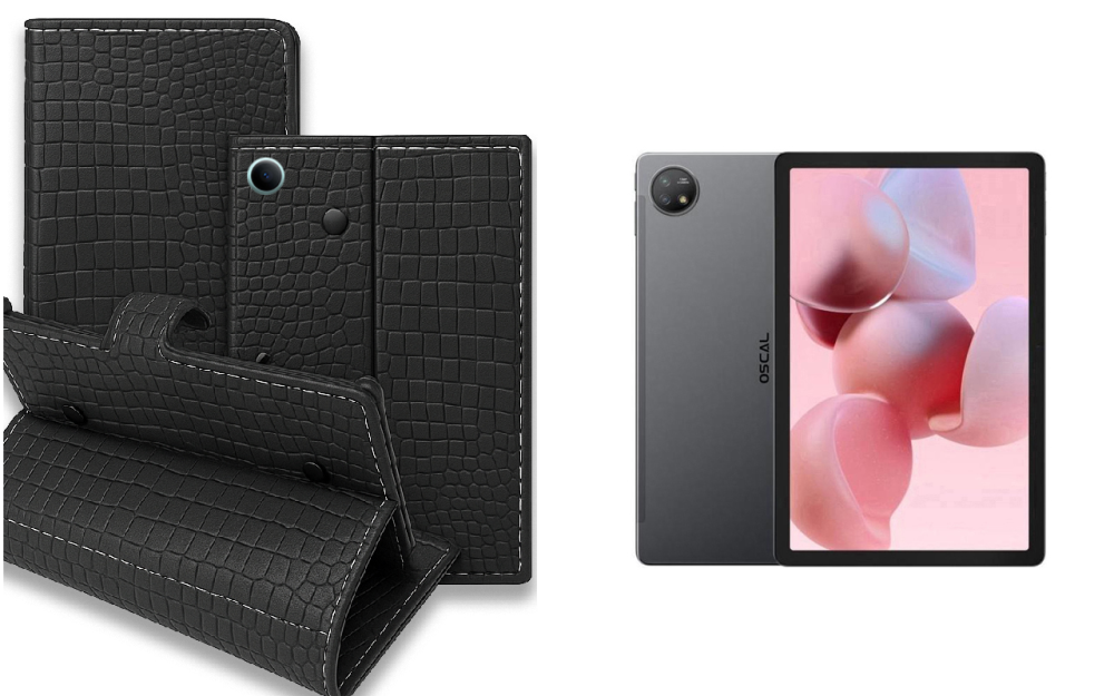 Книжка-трансформер для планшета Blackview Oscal Pad 50, Pad 50 Kids, колір Black Krokodil Black Київ - фото 1