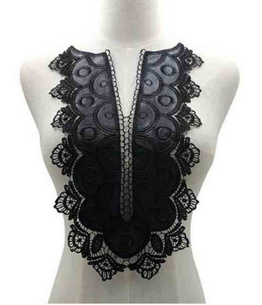 Аппликация черная пришивная к одежде Киев - изображение 1