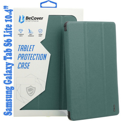 Чохол до планшета BeCover Soft Edge Pencil Mount Samsung Galaxy Tab S6 Lite 10.4 P610/P613/P615/P619 Dark Green (708353) Вінниця - фото 1