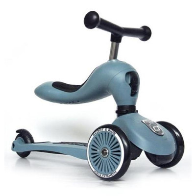 Самокат Scoot&amp;Ride Highwaykick-1 Сіро-синій (SR-160629-STEEL) Вінниця - фото 1