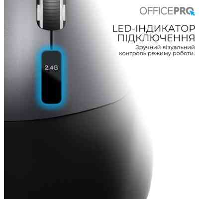 Мишка OfficePro M398B Wireless/Bluetooth Black (M398B) Вінниця