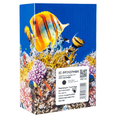 Картридж Barva Canon PFI-107MBK (6704B001) 130 мл, Black (IC-PFI107MBK) Вінниця - фото 1