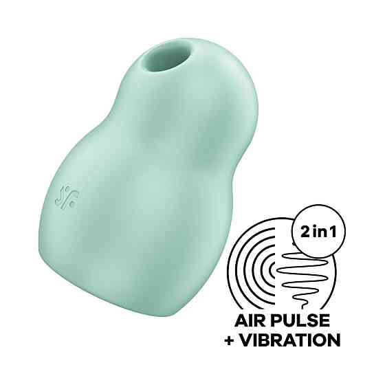 Вакуумный стимулятор с вибрацией Satisfyer Pro To Go 1 Mint Sex Aura Киев