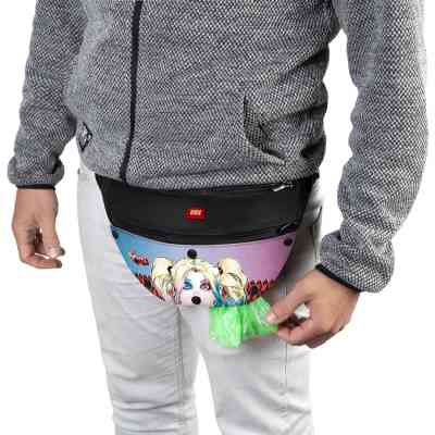 Поясная сумка-бананка для собак WAUDOG Family "Харли Квинн" 33х17х10 см (1533-0153) Винница