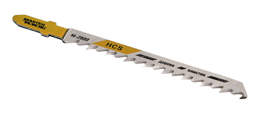 MASTERTOOL Полотно пильне для лобзика MASTERTOOL T101D 5 шт дерево/пластик чистий прямий різ 6T Коломыя - изображение 1
