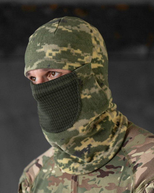 Балаклава пиксель Герб сота ВТ7666 Одесса - изображение 1