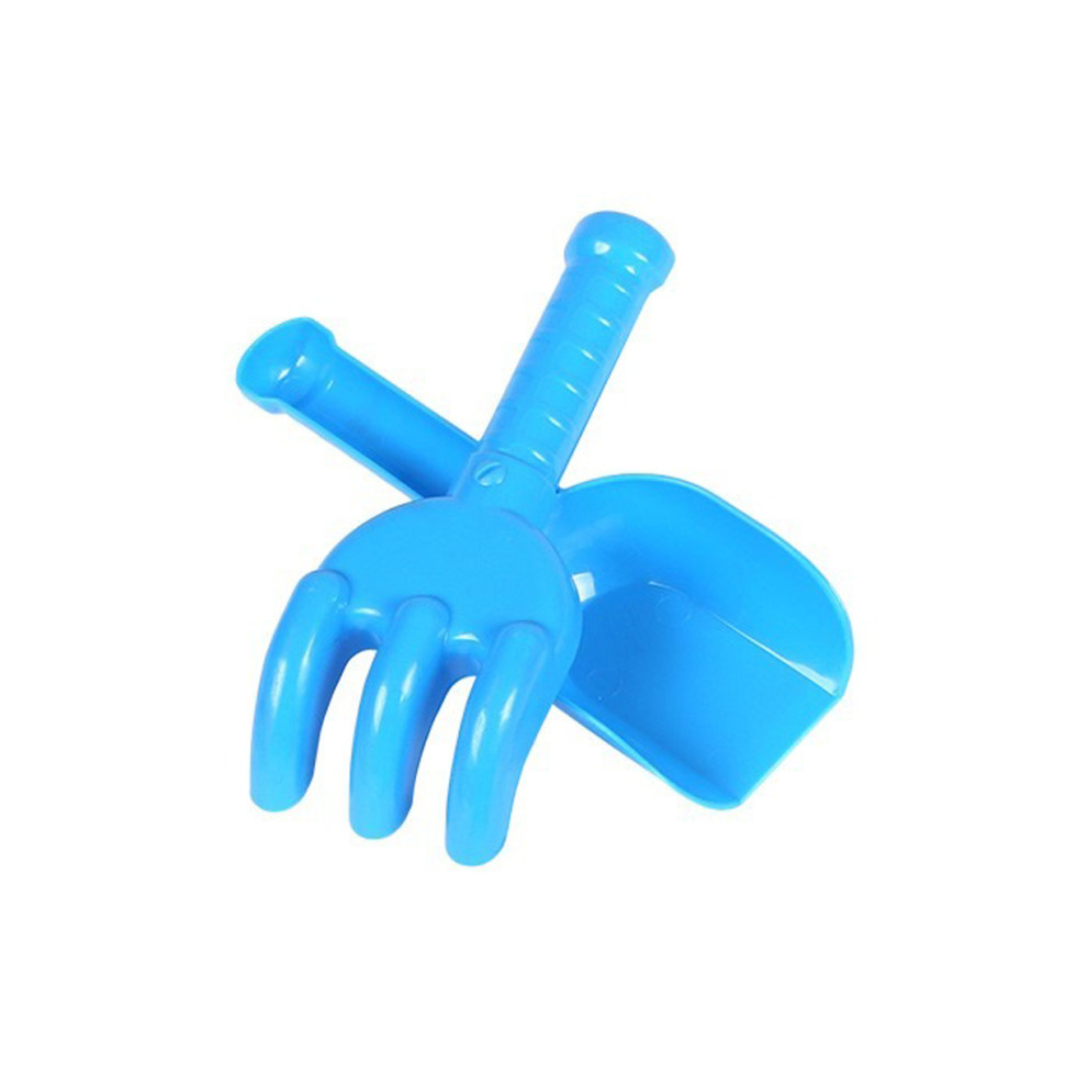 Дитячий іграшковий набір "Лопатка+грабельки" 2865TXK Синій Вінниця - фото 1