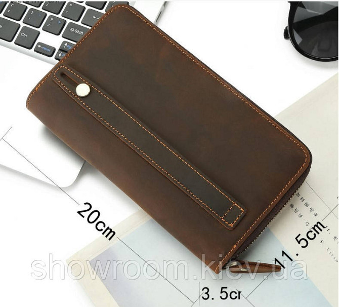 Мужской кожаный клатч Wild Leather (2122) Киев - изображение 3