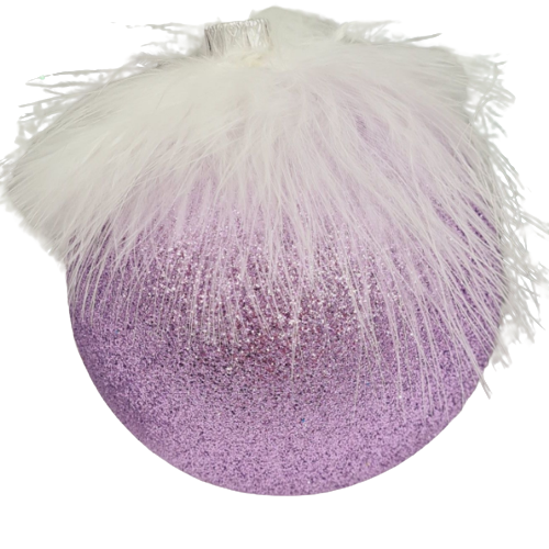 Ялинкова куля Пір'їнка d10см КС Житомир