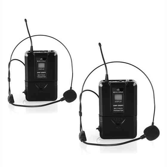 UHF-450 Duo2 2-канальний бездротовий мікрофон UHF 2 мікрофони для гарнітури (Німеччина, читати опис) Рівне