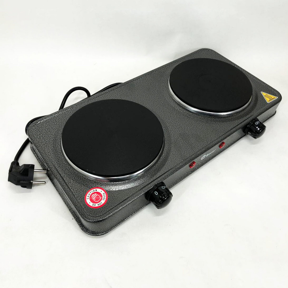 Електро електроплити, Електроплита 2 конфорки, Компактна побутова електроплита, Плити для приготування GA-15 Львів - фото 4