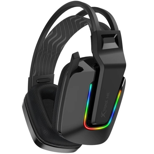 Игровая гарнитура XTRIKE ME GH-712, USB+3.5ММ, RGB, КАБЕЛЬ 2М, ЧОРНА (GH-712) Киев - изображение 1