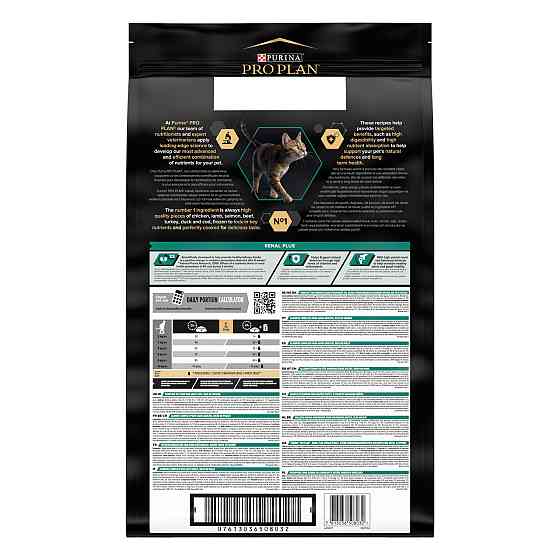 Сухой корм PRO PLAN Adult 1+ Renal Plus для взрослых кошек, с курицей, 10 кг Киев