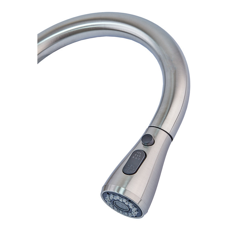 Сенсорный кухонный смеситель с выдвижной лейкой Mixxus LUX-014 из нержавеющей стали (MI6230) Харьков - изображение 3