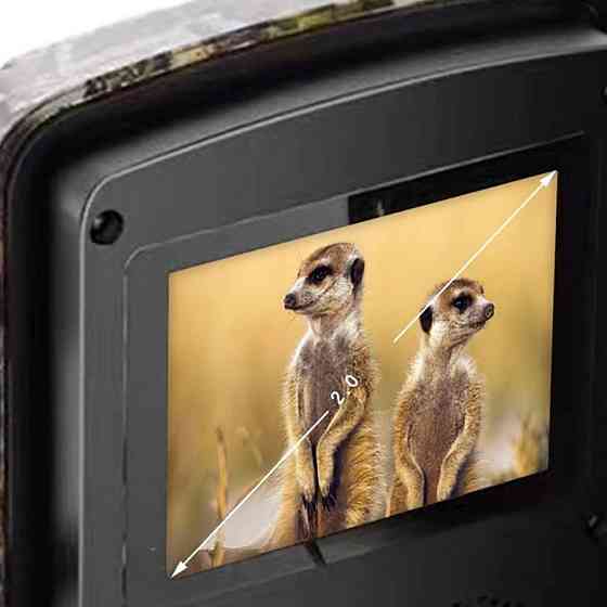 Фотоловушка с датчиком движения и ночным видением 16Мп, на батарейках, DL-001 / Боди камера / Охотничья камера Киев