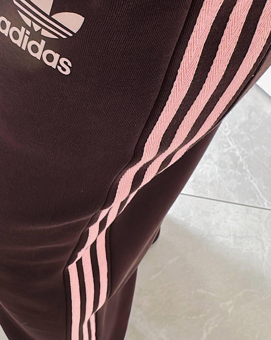 Женский теплый прогулочный костюм двойка с лампасами трехнить на флисе 48/52 Одесса - изображение 7