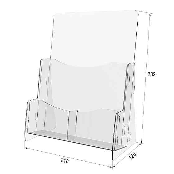 Буклетниця настільна EKOSTAR А4 2 євробуклета Київ