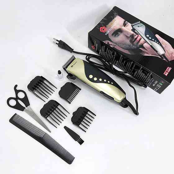 Професійна машинка для стрижки волосся з насадками DOMOTEC MS-3303, Мережева машинка для стрижки голови BC-93 Івано-Франківськ