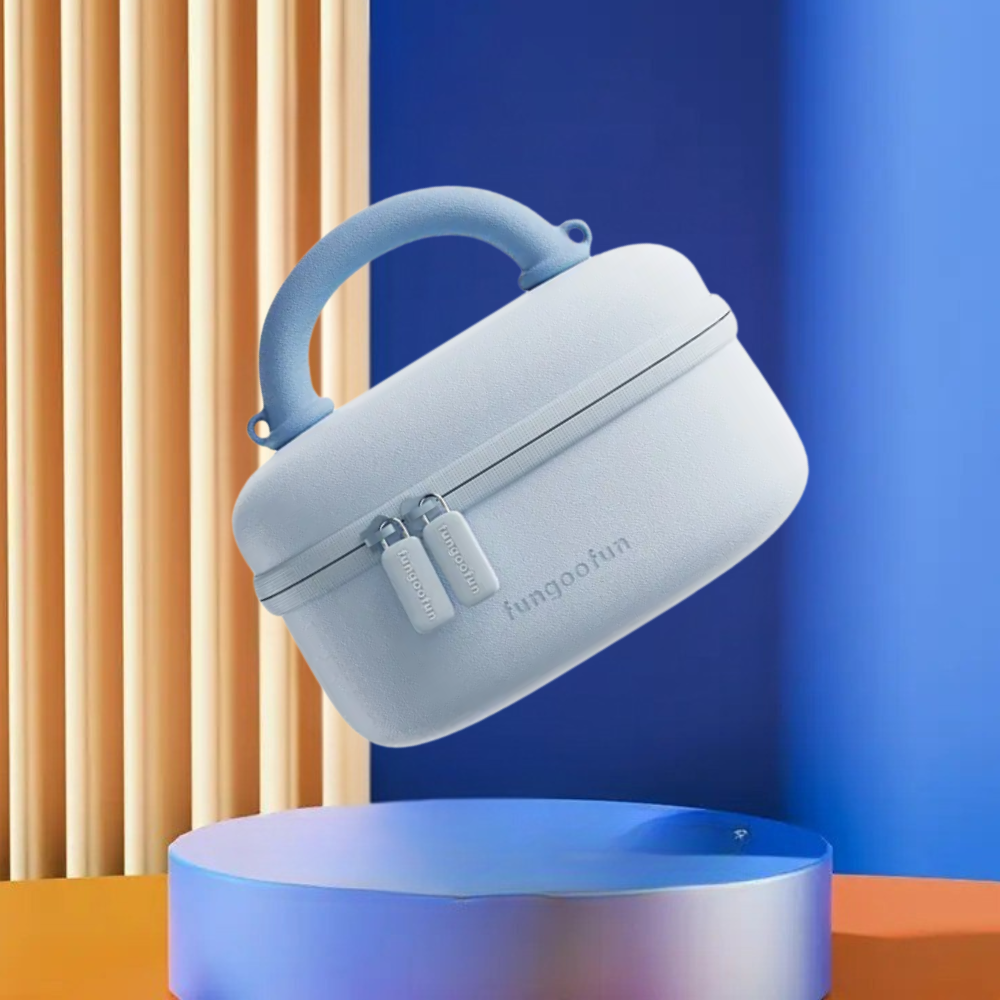 Сумка силіконова жіночий клатч на ремінці з ручкою водонепроникна сумочка Fungoofun, повсякденна, блакитна Кам'янець-Подільський - фото 1