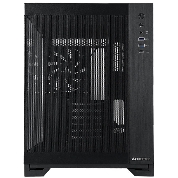 Корпус Chieftec VISIO AIR GM-30B-M-OP ATX, без БЖ, Black Вінниця - фото 2