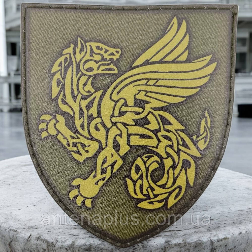 158  ОМБр олива шеврон / патч Київ - фото 1
