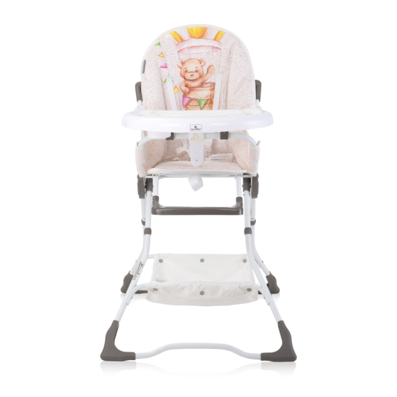 Зручний стільчик для годування малюка BonBon Frosted Beige Balloon з підніжкою Lorelli Бежевий Кривий Ріг